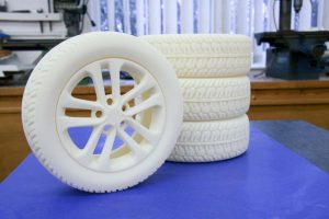 SLS concept wheels for a car