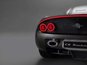 3d printed rear tail lights for Spyker Model
