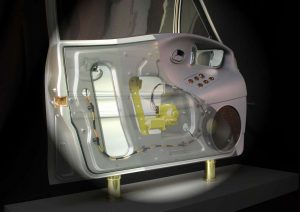 Vacuum Forming Car Door for a concept model produced by Malcolm Nicholls Ltd