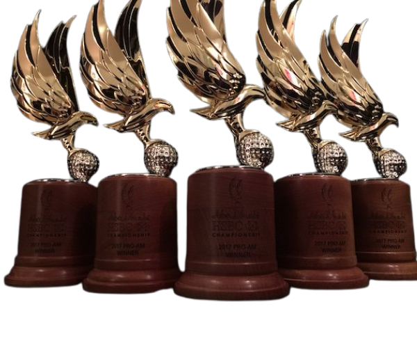 Bespoke 3D Printed Falcon Trophy Custom Finished